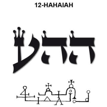 Os 72 Anjos Cabalísticos  - 12 - Hahaiah
