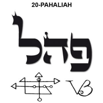 Os 72 Anjos Cabalísticos  - 20 - Pahaliah