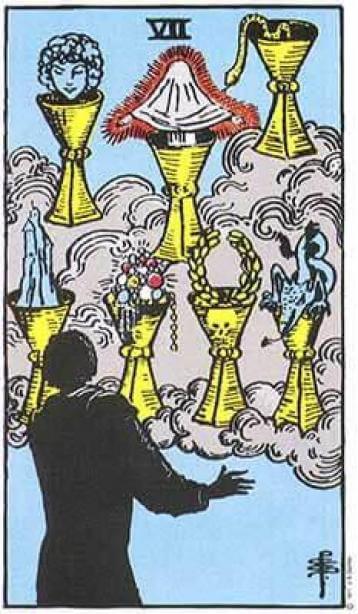 seven of cups meaning tarot