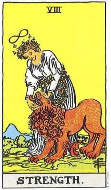 Tarot - Tarô - 8 - A Força