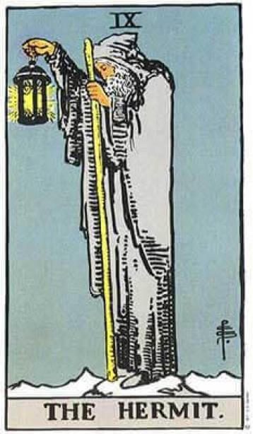 Tarot - Tarô - 9 - O Eremita